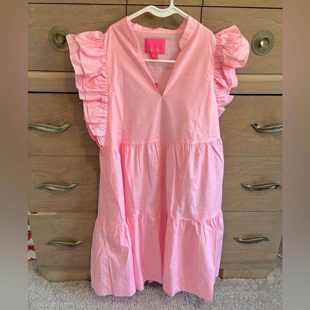 NEW with Tags Lily Pulitzer Aldena Ruffle Sleeve Dress